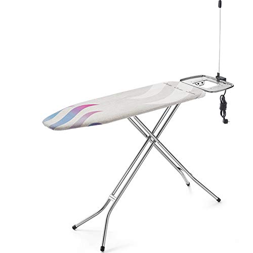 Vileda Total Reflect Plus M Ironing Board 120 X 38 Cm Height Adjustable Max. 96 Cm Cable Holder