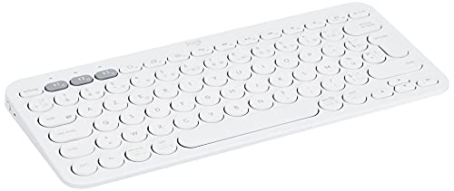 Logitech K380 Tastiera, Layout Francese Azerty, Bianco