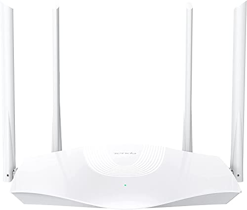 Tenda Wireless Gigabit Ethernet Dual-Band (2,4 Ghz/5 Ghz), Bianco