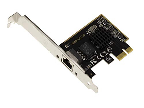 Kalea-Informatique Scheda Controller Di Rete Pcie 2,5 Gigabit Ethernet 10 100 1000 1G 2,5G Con Connettore Rj45 E Chipset Realtek Rtl8125