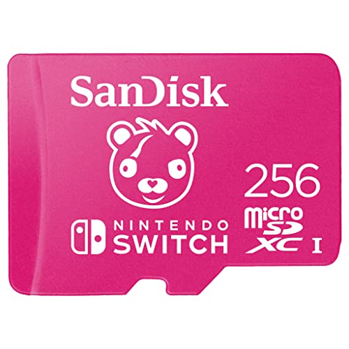 Sandisk 256Gb Fortnite Microsdxc Scheda Per Nintendo Switch, Scheda Di Memoria Con Licenza Nintendo, Fino A 100 Mb/S Uhs-I Class 10 U3