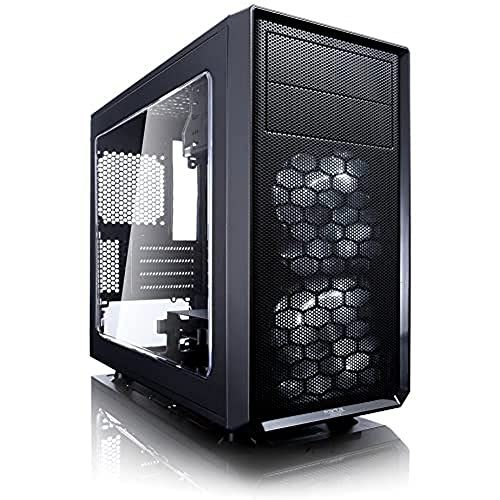 Fractal Design Focus Mini G - Mini Tower Computer Case - Matx - High Airflow - 2X Fractal Design Silent Ll Series 120Mm White Led Fans Included - Usb
