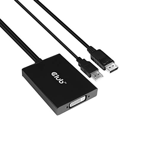 Club 3D Cac-1010-A - Adattatore Attivo Da Displayport A Dvi-D Hdcp Off Per Display Cinema