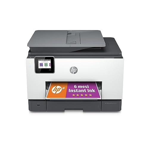 Hp Officejet Pro 9022E 226Y0B, Stampante Multifunzione A Getto D'Inchiostro A4 A Colori, Fronte E Retro Automatico, 24 Ppm, Wi-Fi, Hp Smart, 6 Mesi Di