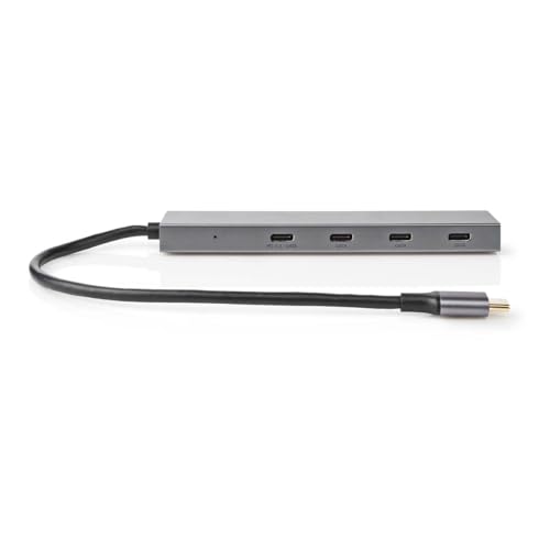 Nedis Usb-Hub 1X Usb-C™ 3.2 Gen2 - Usb-C™ 3.2 Gen2, Pd 3.0, 3X Usb-C™ 3.2 Gen2, Porta(E) A 4 Porte, Usb 3.2 Gen2, Stro