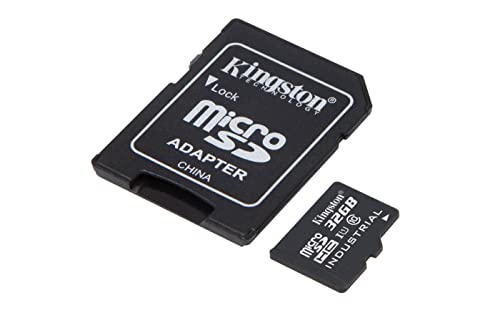 Kingston Industrial Microsd -32Gb Microsdhc Industrial C10 A1 Pslc - Scheda Singola Senza Adattatorer - Sdcit2/32Gbsp