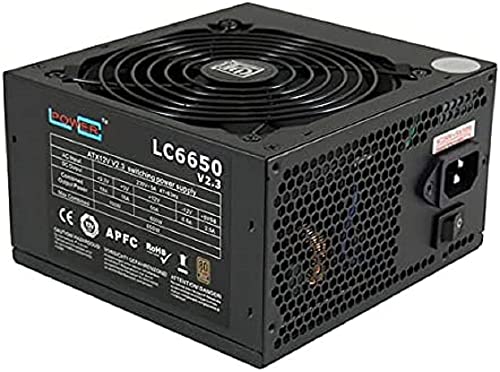 Fuente De Alimentaciã“N Lc-Power Lc6650 V2.3 650 W 20+4 Pin Atx Atx Negro