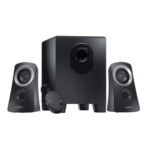 Logitech Z313 2.1 Sistema Di Altoparlanti Multimediali Con Subwoofer, Audio Full Range, 50 Watt, Bassi Potenti, Ingressi Audio Bluetooth E 3,5 Mm, Pr