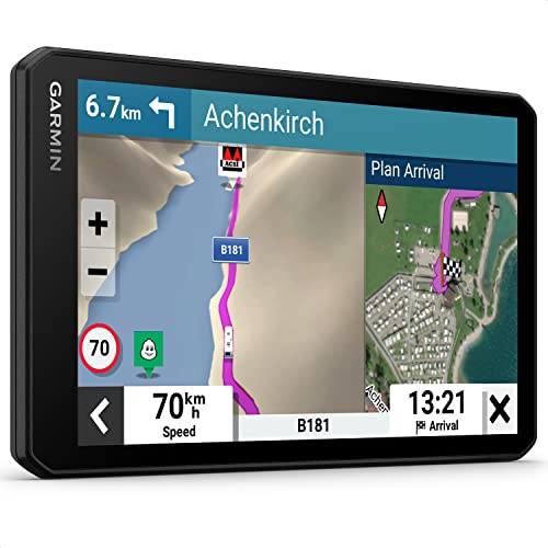 Garmin Campercam 795 Mt-D, Navigatore Gps Per Camper E Caravan, Dash Cam Integrata, Registra Video A Ciclo Continuo, Salvataggio Automatico, Infotraff