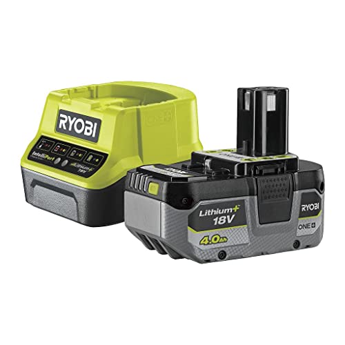 Kit Energia Con Batteria 4.0 Ah E Caricabatterie Ryobi Rc18120-140X One+ 18V