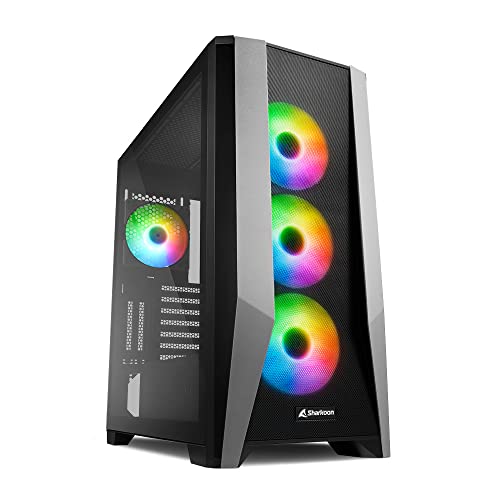 Sharkoon Tg7M Rgb, Case Per Pc, Nero