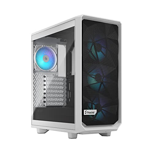 Fractal Design Fd-C-Mes2C-08, Meshify 2 Compact White Tg Clear Tint - Rgb