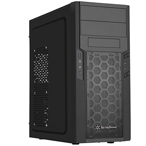 Silverstone Sst-Ps13B - Cabinet Precision Mid-Tower Atx Silent, Finestrato, Nero