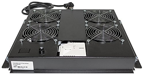 Server Schrank Intellinet Zub 19" Kühleinheit Mit 4 Lüftern Deckenmontage Thermostat [Bk]