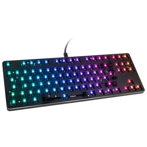 Glorious Gaming Gmmk Tkl (85%) Barebones (Solo Struttura) - Tastiera Da Gaming Meccanica, Retroilluminazione Rgb Per Ogni Tasto, Hot Swap E Personaliz