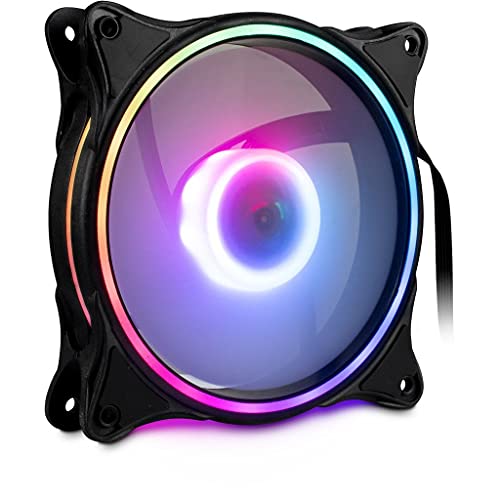 Inter Tech Ventilador 120 * 120 * 25 Argus Rgb-Fan Set Rs-08, 3X Al Retail