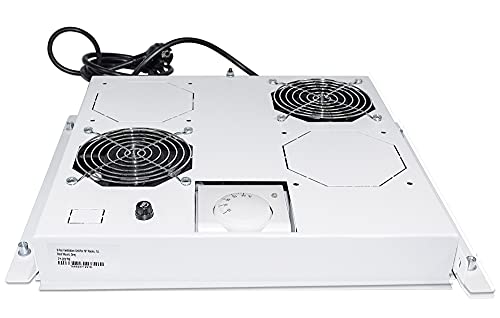 Server Schrank Intellinet Zub 19" Kühleinheit Mit 2 Lüftern Deckenmontage Thermostat [Gy]