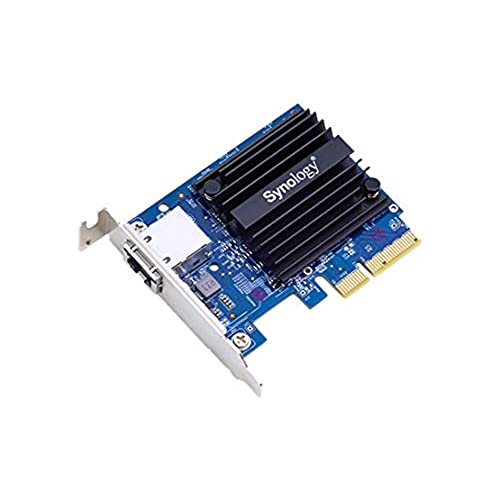 Synology E10G18-T1 10Gb Nw Card W 10Gbase-T Ports, Black/Blue