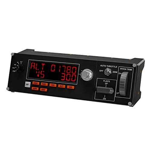 Logitech G Saitek Pro Flight Controller Pilota Automatico Per Simulatore Di Volo Professionale, ‎Pannello Multiplo Di Volo, Indicatori Led In Tempo Re
