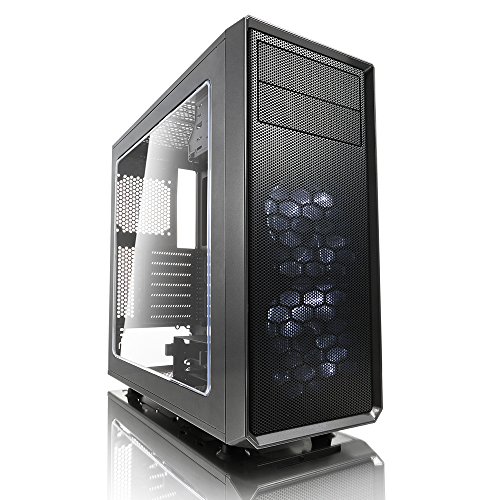 Fractal Design Focus G - Mid Tower Custodia Computer - Atx - Ottimizzato Per Flusso D'Aria Elevato E Elaborazione Silenziosa - 2X Ventola Inclusa - Us