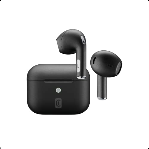 Cellularline | Crystal | Auricolari Tws Bluetooth 5.0 Wireless In-Ear Con Custodia Di Ricarica - Environment Noise Cancelling - Talk Time: 3.5 Ore - R
