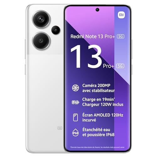 Xiaomi Redmi Note 13 Pro+ 5G 8Gb/256Gb Blanco (Moonlight White) Dual Sim