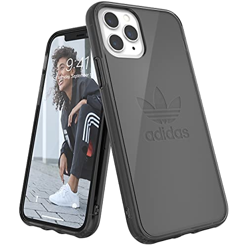 Adidas Originals - Custodia Protettiva Trasparente Per Iphone 11 Pro, Con Logo Grande, Colore: Nero