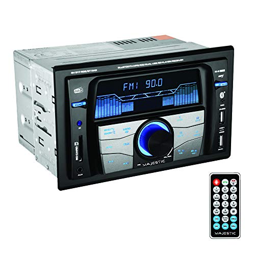 Majestic Sv 517 Rds Bt Dab - Autoradio Fm Stereo Dab+ Bluetooth, Doppio Din, Ingressi Usb/Sd/Aux-In, Usb Charger, 180W(45X4Ch), Nero