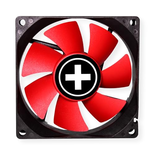 Xilence Xpf80.R Ventilador Para Ordenador 8 Cm Negro, Rojo