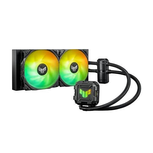 Asus Tuf Gaming Lc 240 Argb Dispositivo Di Raffreddamento A Liquido All-In-One, Cooler Cpu, Supporto Intel Lga 1700 E Amd Am5, 2 Ventole Tuf Gaming Ar