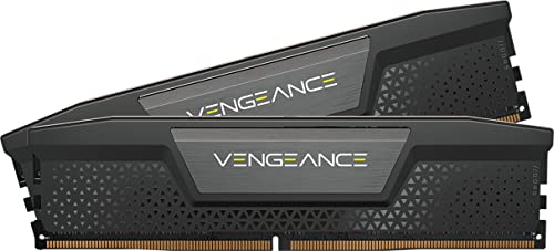 Corsair Vengeance Ddr5 Ram 64Gb (2X32Gb) 4800Mhz Cl40 Intel Xmp Compatibile Icue Memoria Per Computer - Nero (Cmk64Gx5M2A4800C40)