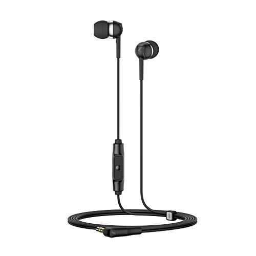 Sennheiser Cx 80S Cuffie In-Ear Con Comandi Smart In Linea A Un Pulsante – Nero
