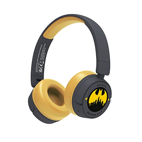 Otl Technologies Dc0984 Batman Gotham City - Cuffie Wireless Per Bambini, Colore: Grigio