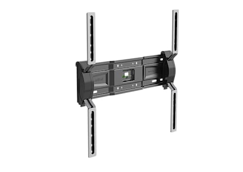 Meliconi Slimstyle Plus 400 St, Supporto Inclinabile Ultra Sottile Da Parete Per Tv A Schermo Piatto Da 40’’ A 82’’, Orientabile In Verticale