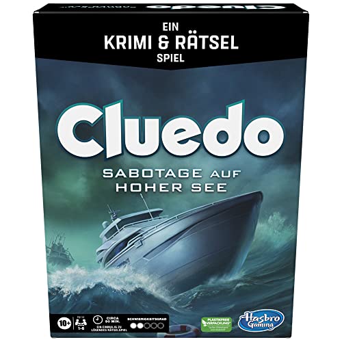 Hasbro Gaming Clue Sabotage On The High Seas 60 Min Jeu De Société Détective
