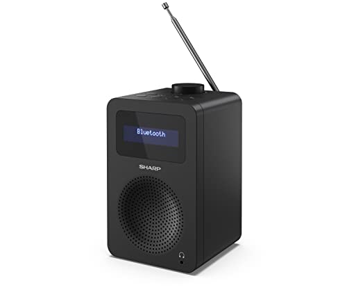 Sharp Dr-430(Bk) Radio Portatile Dab+, Dab E Fm Con Rds, Bluetooth 5.0