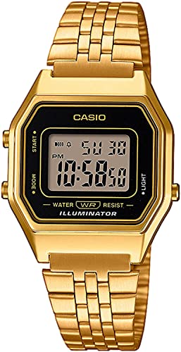 Casio Orologio Digitale Donna Con Cinturino In Acciaio Inox La680Wega-1Er