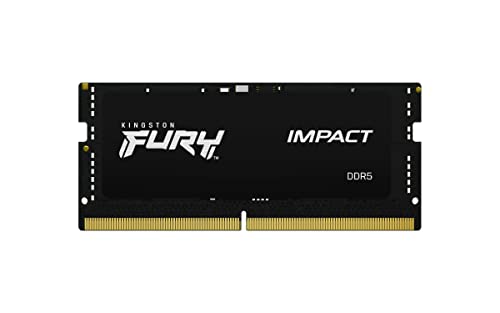 Kingston Fury Impact 32Gb 4800Mt/S Ddr5 Cl38 Sodimm Memoria Gaming Per Laptop Modulo Singolo - Kf548S38Ib-32