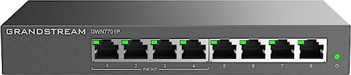 Grandstream Gwn7701P, 8 Port Switch, 4 Port Poe+