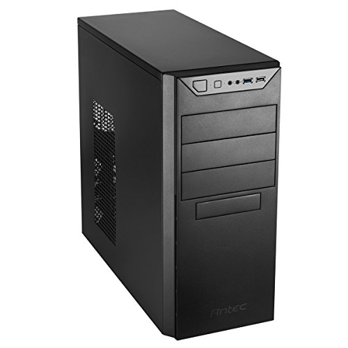 Antec Vsk4000B-U3/U2 Tower, No-Power Atx/M-Atx/M-Itx, Nero, Nero