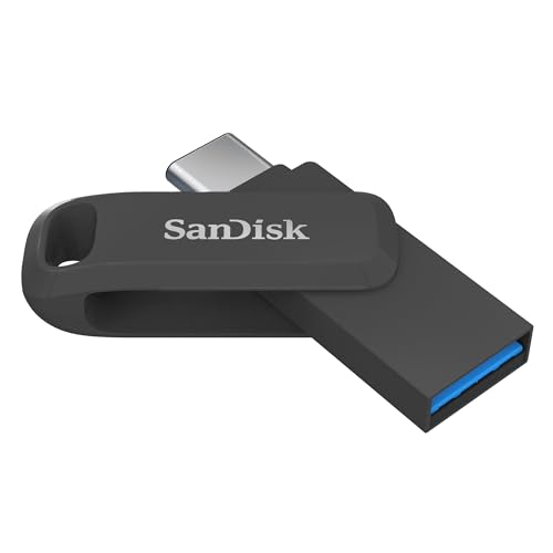 Sandisk 256Gb Ultra Dual Drive Go Unità Flash Usb Type-C Con Connettori Usb Reversibili Di Tipo C E Tipo A, Per Smartphone, Tablet, Mac E Computer, Fi