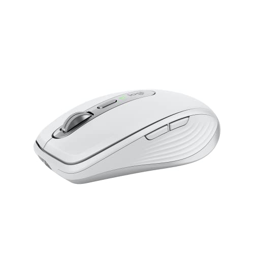 Logitech Mx Anywhere 3S, Mouse Wireless Compatto, Scorrimento Veloce, Tracciamento 8K Dpi, Clic Silenzioso, Pulsanti Programmabili, Usb C, Bluetooth,
