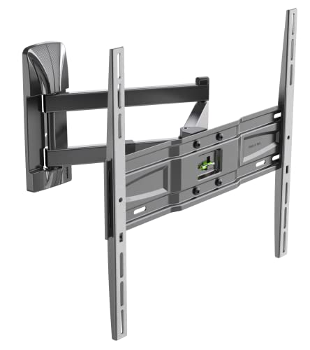 Meliconi Space System Fullmotion 400, Supporto Tv Parete Con Braccio E Doppia Rotazione, Staffa Per Tv A Schermo Piatto Da 40" A 82", Attacco Vesa 200