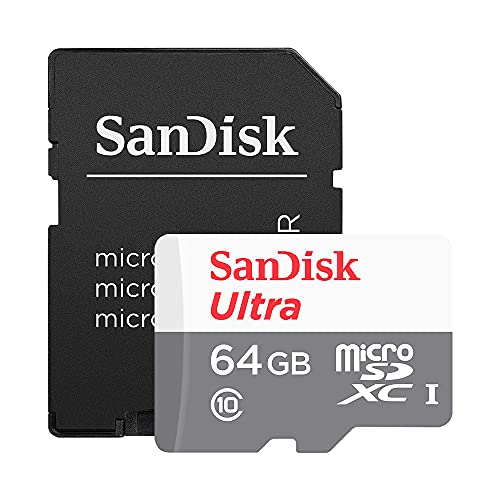 Sandisk Ultra Microsdxc 64Gb + Sd Adapter 100Mb/S Class 10 Uhs-I - Tablet Packaging