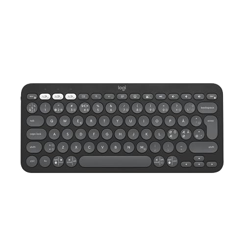 Logitech Pebble Keys 2 K380S - Graphite, Qwerty Uk Layout