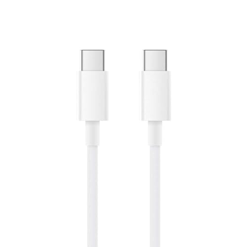 Xiaomi Cavo Usb-C To Usb-C Sjv4108Gl, Cavo 2.0, Velocità E Rapida Trasferimento Di Dati (480 Mbps), Bianco