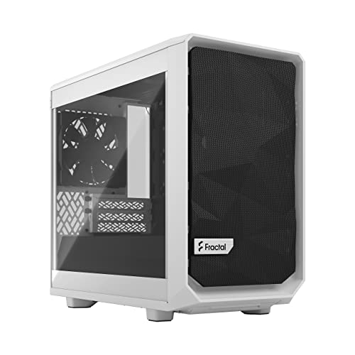 Fractal Design Meshify 2 Nano White - Tempered Glass Clear Tint