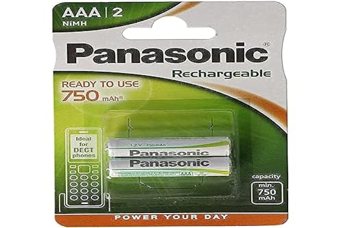 Panasonic Aaa Batteria Ricaricabile 750 Mah