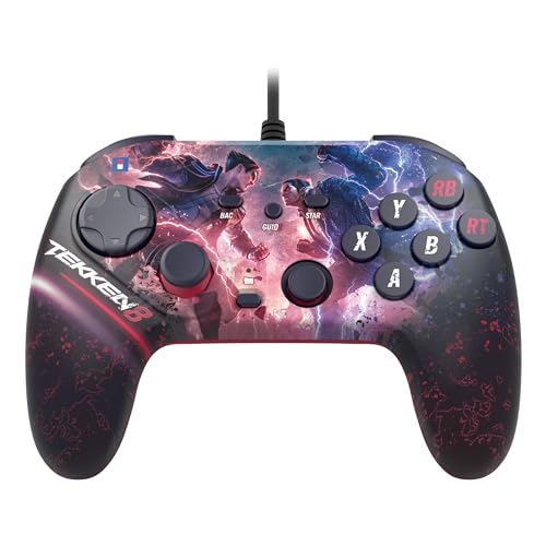 Hori Controller Arcade Fighting Commander Octa (Tekken 8 Edition) Per Windows Pc - Licenza Ufficiale Bandai Namco