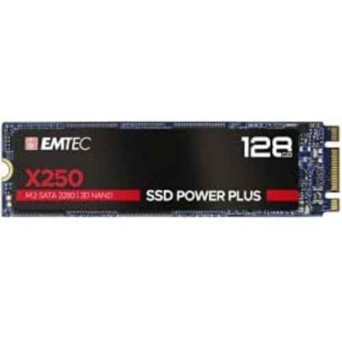 Emtec Disque Dur Ssd Compatible X250 128Go - Sata M.2 Type 2280